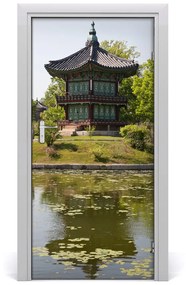 Naklejka fototapeta na drzwi Park Japoński
