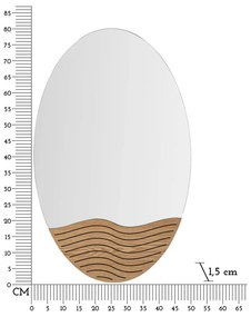 Lustro ścienne 50x80 cm Lines – Mauro Ferretti