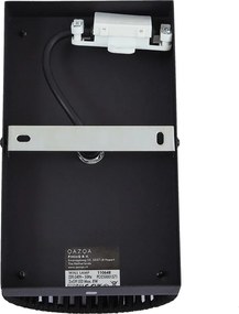 Lampa ścienna Japandi czarna z liną IP44 - Jayla