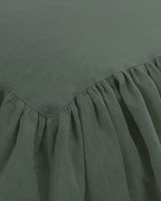 Narzuta na łóżko 160 x 210 cm frilly green