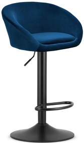 Granatowy hoker barowy A4-S70
