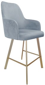 Hoker krzesło barowe Westa podstawa Profil złota BL06