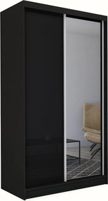 Szafa PATRIZIA - Czarny / Bez szuflad / 150 cm