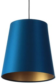 Granatowo-złota lampa wisząca nad stół - 18X S402 T3-M33