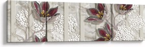 Obraz - Kwiaty dekoracyjne (170x50 cm)