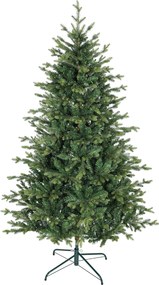 HOMCOM Sztuczna choinka z realistycznymi gałęziami, jodła, metalowy stojak, łatwy montaż, zielona | Aosom PL