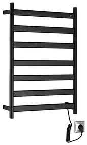 Sapho - Elektryczny suszacz na ręczniki ELIAS 105W/230V 49x73 cm matowa czerń