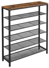 Szafka na buty DAVOR brązowa/czarna