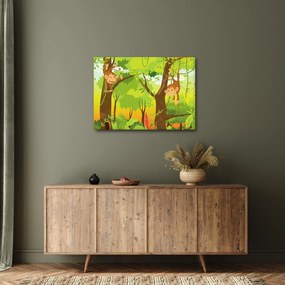 Obraz - Małpy (70x50 cm)