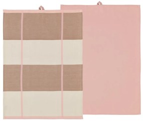 Bawełniane ścierki zestaw 2 szt. 50x70 cm Blocks – Södahl