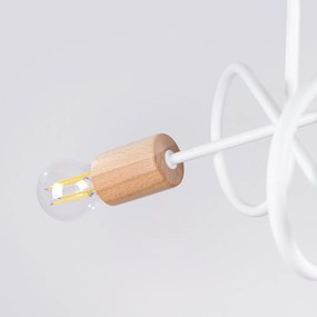 Lampa sufitowa w naturalnym kolorze 14x56 cm Tumber – Nice Lamps
