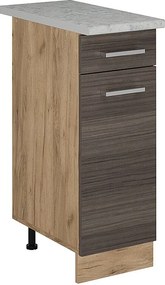 Szafka dolna do kuchni szlachetna szarość 30x60x81.6 r-line