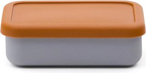 Niebiesko-pomarańczowy silikonowy pojemnik śniadaniowy dla dzieci Lili – Kave Home