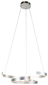 Designerska lampa wisząca stalowa z wbudowanym LED 3-stopniowo ściemniana - FrankDesignerski Oswietlenie wewnetrzne