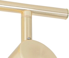 Nowoczesna lampa sufitowa mosiądz 2-światła regulowana - Jeana