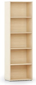 Biblioteka INTEGRO, 1920 x 600 x 400 mm, 4 półki, buk