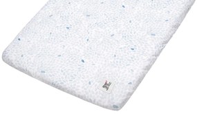 PrzytulneMieszkanie.pl Dziecięce muślinowe prześcieradło FLAKES 70 x 140 cm