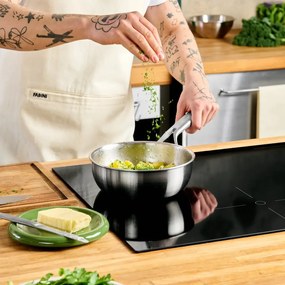 Garnek ze stali nierdzewnej z pokrywką odpowiedni na indukcję 1,5 l Lucca 3.0 – FABINI