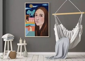 Obraz olejny "Mona Lisa na wakacjach"