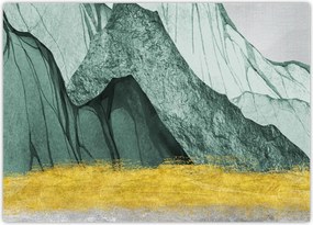 Obraz - Emerald Mountains N⁰2 (70x50 cm)