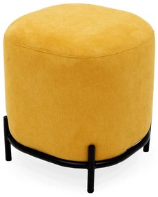 Żółty puf Tenzo Harry, ø 42 cm