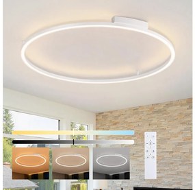 Brilagi - Ściemnialna lampa sufitowa LED PORTOFINO 85W/230V, średnica 120 cm, biała + pilot