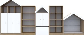 Komplet mebli szkolno-przedszkolnych Blox Base 3