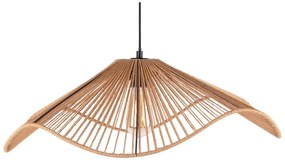 Lampa wisząca w kolorze złota z kloszem z plecionki papierowej ø 62 cm Sombra – Leitmotiv