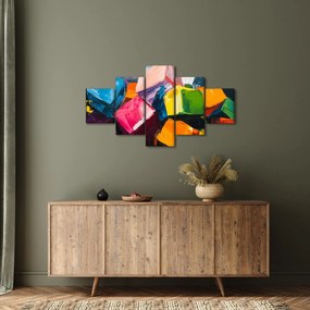 Obraz - Kolorowe kostki (125x70 cm)
