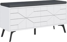 Szafka na buty 4-drzwiowa DUNE BENCH - Eleganckie i trwałe przechowywanie w Twoim przedpokoju