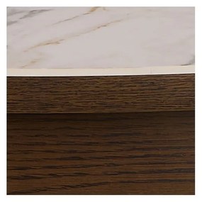 Okrągły rozkładany stół z ceramicznym blatem ø 120 cm Southampton – Actona