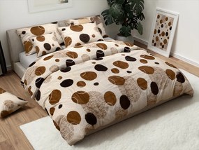 PrzytulneMieszkanie.pl PrzytulneMieszkanie.pl Pościel z mikropluszu AURELIA kremowa Rozmiar pościeli: 70 x 90 cm | 140 x 200 cm