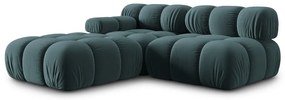 Morska aksamitna sofa 282 cm Bellis – Micadoni Home