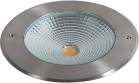 Zestaw 2 nowoczesnych reflektorów gruntowych stalowych z LED 20W - Bridge