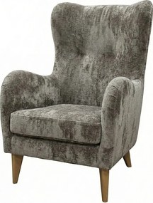 Elegancki fotel Roland z profilowanym siedziskiem i oparciem