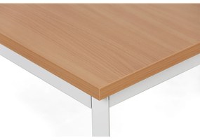 Stół jadalniany TRIVIA, 160x80 cm, szara podstawa, buk