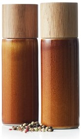 Zestaw młynków do pieprzu i soli 2 szt. ceramiczny w bursztynowym kolorze Gastro Amber – Bitz