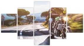 Obraz - Motocyklista (125x70 cm)