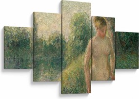 Obraz - Camille Pissarro, The Bather, reprodukcje (125x70 cm)