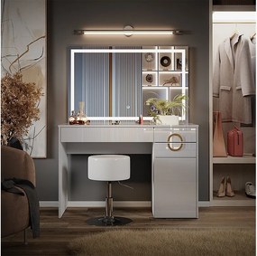 Stół do toalety biały 115x55x76.4 adela