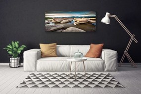 Fotoobraz na płótnie Surowy Pejzaż Skalny