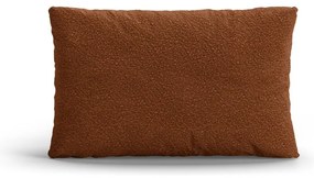 Poduszka na sofę z materiału bouclé w kolorze terakoty Poppy – Micadoni