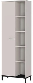 Kremowy regał 64x190x34 cm Rovigo – Germania
