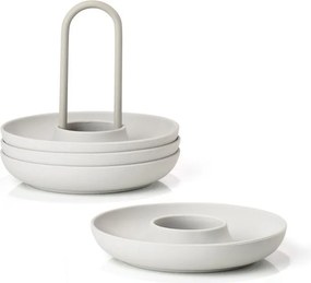 Metalowe kieliszki na jajka zestaw 4 szt. Singles – Zone