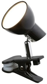 Rabalux 1478 clip-on LED lampa stołowa Noah, czarny