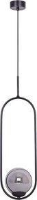 Industrialna lampa wisząca z grafitowym kloszem - 18X A198 E2-R78