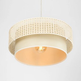 Lampa wisząca Jakarta z naturalnego rattanu