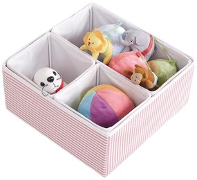 Tekstylne organizery do szuflady zestaw 4 szt. – Mioli Decor