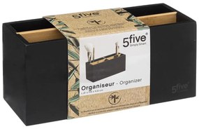 Czarny organizer z 4 przegródkami NATUREO
