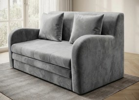 Szara 2-osobowa sofa ARIO, rozkładana
